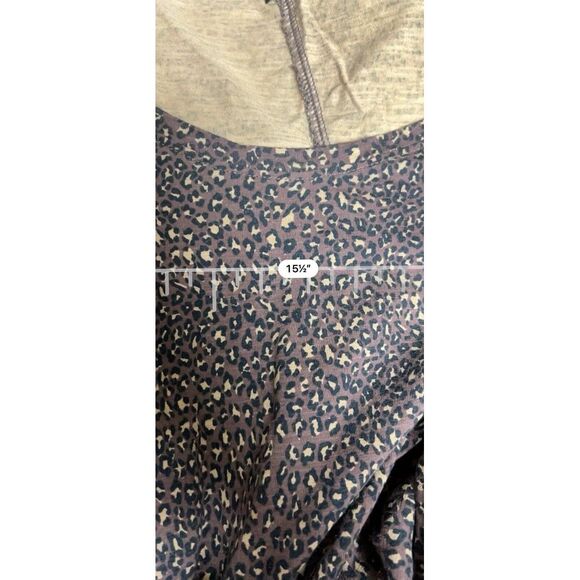 Social Standard By Sanctuary Cheetah Dress Size Small Brown Short Sleeve‎ 0151 - Picture 7 of 8